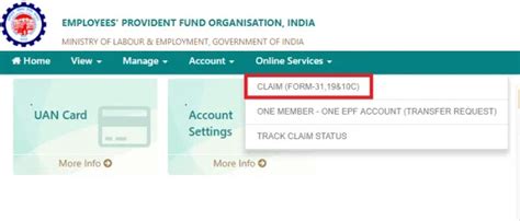 Epf Withdrawal How To Fill Epf Form And Get Claim Online