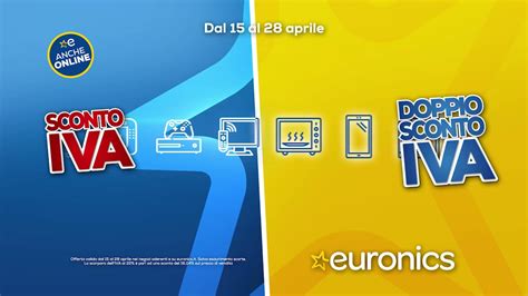 Spot Euronics Sconto IVA E Doppio Sconto IVA YouTube