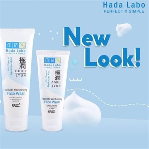 Jual COD HADA LABO Gokujyun Shirojyun Ultimate Moisturizing FACE WASH