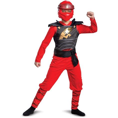 Ninjago Kai Legacy Jumpsuit Classic Child Costume Medium 7 8