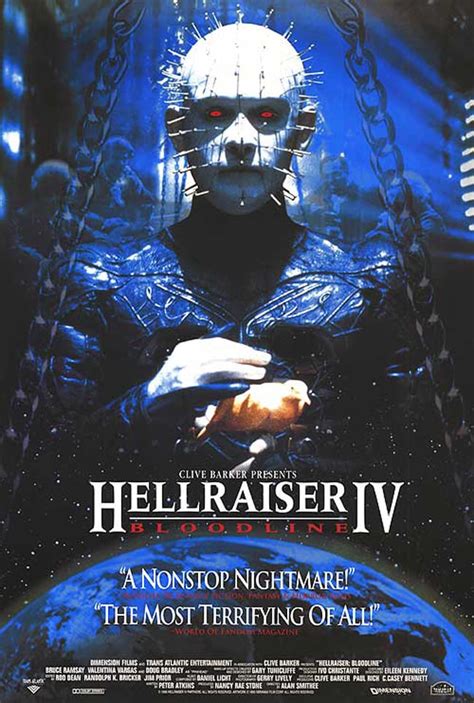 Cartel De La Película Hellraiser 4 El Final De La Dinastía Sangrienta