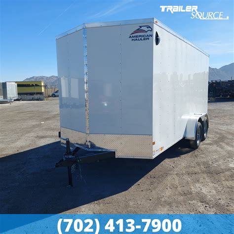 2024 American Hauler Arrow Deluxe 7x16 Tandem Axle Enclosed Cargo Trailer 70 Interior 7k