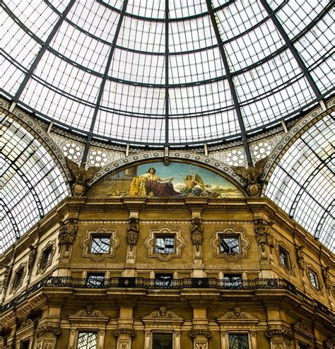 The Galleria Vittorio Emanuele II in Milan Stock Photo - Image of ...