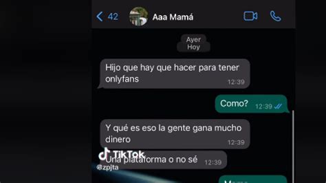 Una Madre Le Pide A Su Hijo Que Le Abra Una Cuenta De Onlyfans Con Una