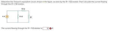 Solved Determine The Thevenin Equivalent Circuit Shown In