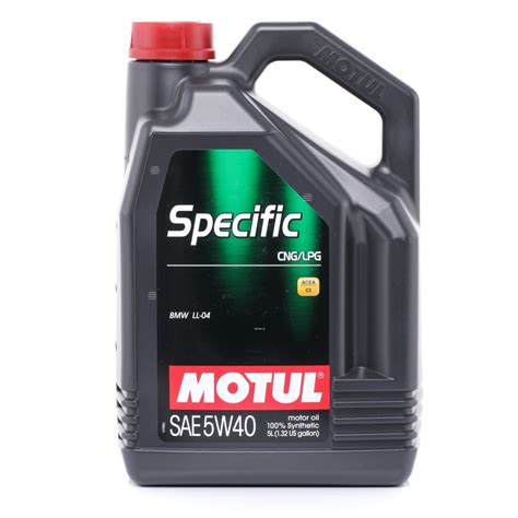 101719 MOTUL SPECIFIC CNG LPG Engine Oil 5W 40 5l Synthetic Oil