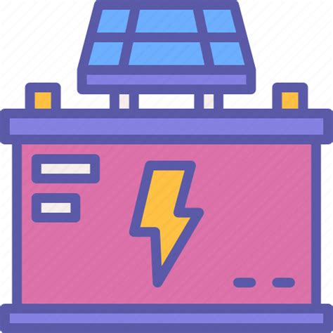 Battery Solar Power Electricity Sun Icon Download On Iconfinder