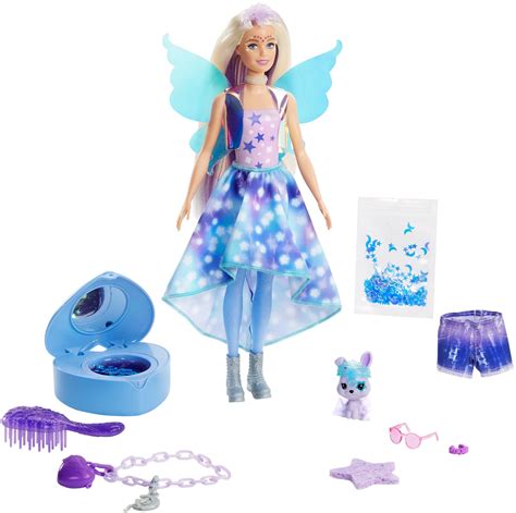 Buy Barbie Color Reveal Peel Doll With 25 Surprises And Fairy Fantasy