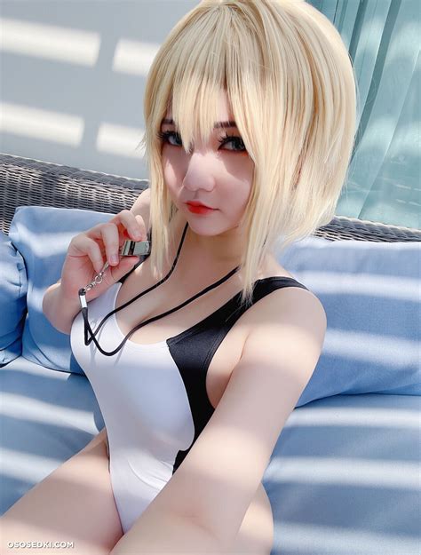 Potato Godzilla Jeanne Darc Fate Grand Order Naked Cosplay Asian