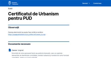 Certificatul De Urbanism Pentru Pud