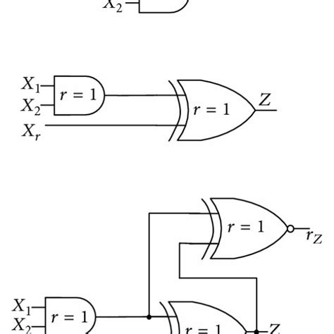 Equivalent Circuit Of Logic Gates - Circuit Diagram