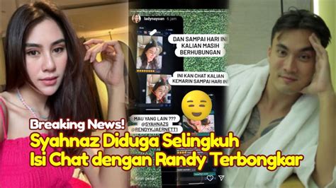 Breaking News Syahnaz Sadiqah Diduga Selingkuh Dengan Aktor Randy