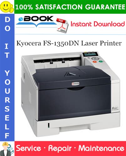 Kyocera FS-1350DN Laser Printer Service Repair Manual + Parts Catalog ...