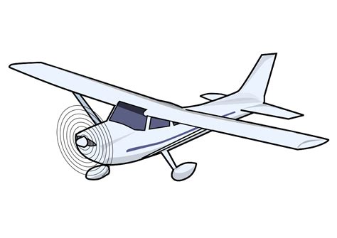 Plane Single Prop Clip Art At Clker Vector Clip Art Online