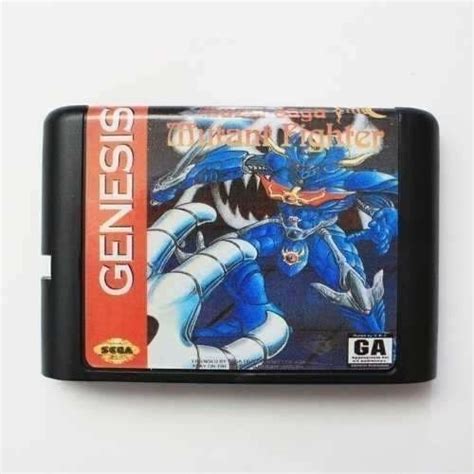 Mazin Saga Mutant Fighter Mega Drive Genesis Tectoy Sega Shopee Brasil