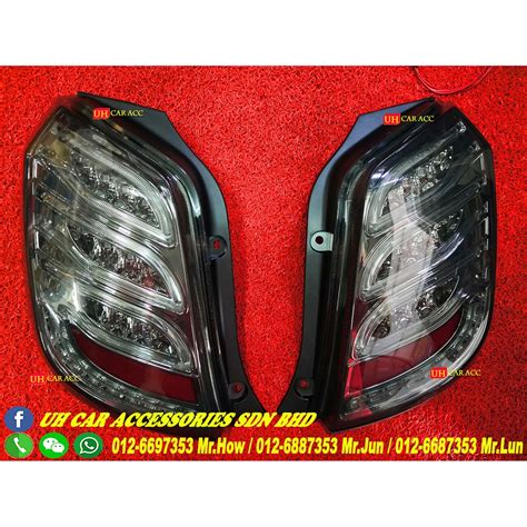 Perodua Axia Led Tail Lamp Taillamp Light Lights Lampu Belakang Ready