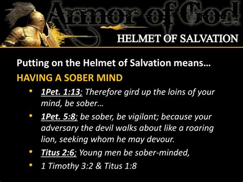 PPT - HELMET OF SALVATION PowerPoint Presentation, free download - ID:1971338