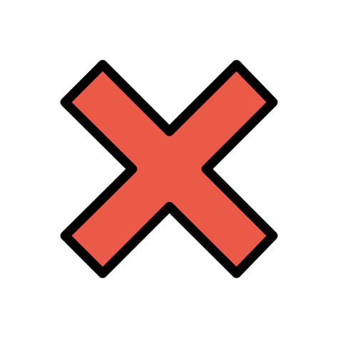 X Emoji Png File Png Mart