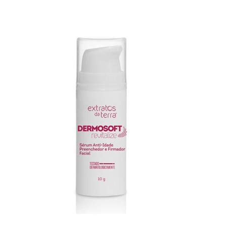 Dermosoft S Rum Anti Idade Preenchedor E Firmador Facial Extratos Da