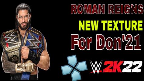 Roman Reigns New Attire Realistic Texture For Don 21 Don Modder BY