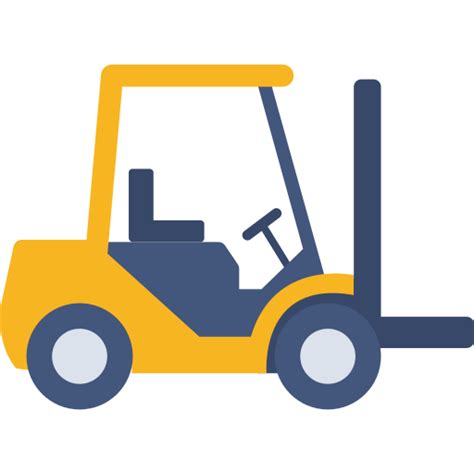 Forklift Dinosoft Flat icon