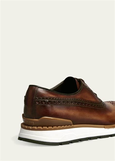 Berluti Men's Fast Track Oxford Sneakers - Bergdorf Goodman