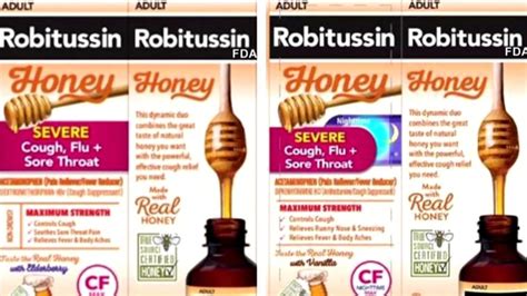 Robitussin issues nationwide recall of 2 cough syrup products