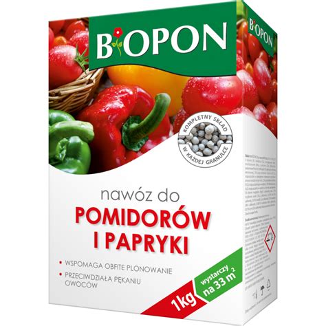 BIOPON Nawóz do pomidorów i papryki granulat 1kg Ani Wet