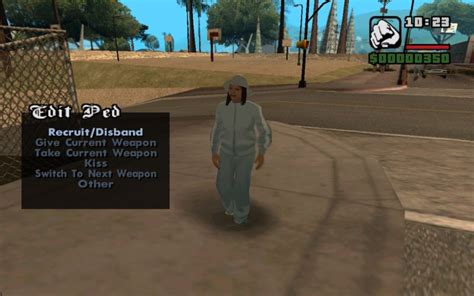 Gta San Andreas Manage Pedsped Configuration Menu Mod