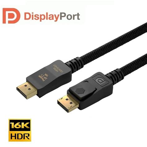 Paugge ENTDP2112 VESA Sertifikalı 1 2M Displayport 2 1 Kablo Gaming