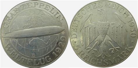 Deutschland Weimarer Republik Mark E F Nf Reichsmark Zum