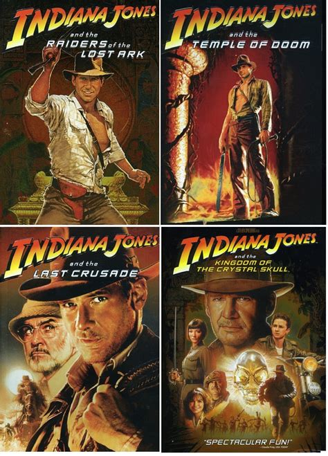 Indiana Jones The Complete Collection 4 Dvd Widescreen Set