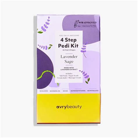 Avry Beauty 4 Step Pedi Kit Multi Infinity Raine