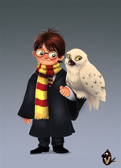 Artstation Harry And Hedwig Vipin Jacob Young Harry Potter Harry Potter Hedwig Theme Harry