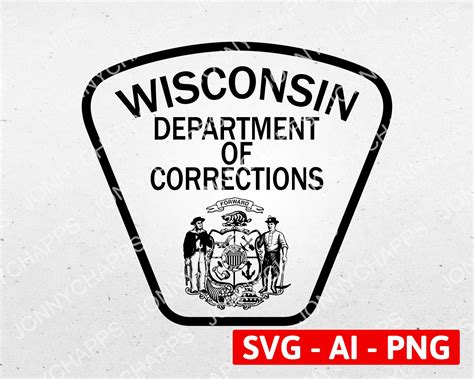 Wisconsin Department Of Corrections Patch Badge Logo Insignia Etsy In