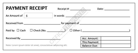 10 Free Editable Printable Receipt Templates In Ms Word