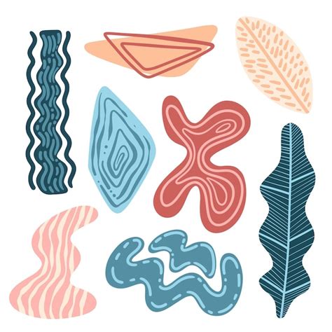 Pack De Formas Abstractas Dibujadas A Mano Vector Gratis