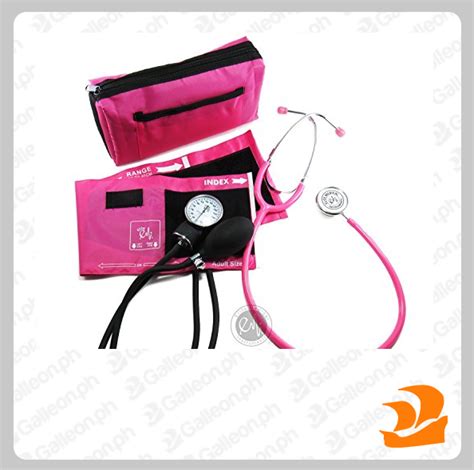 EMI 305 Pink Aneroid Sphygmomanometer Manual Blood Pressure Monitor