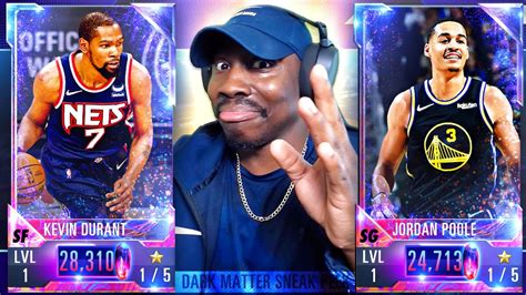 DARK MATTER KEVIN DURANT PACK OPENING NBA 2K Mobile Season 4 YouTube