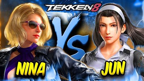 Intense Ranked Gameplay Tekken 8 CBT Jun Kazama Vs Nina Williams