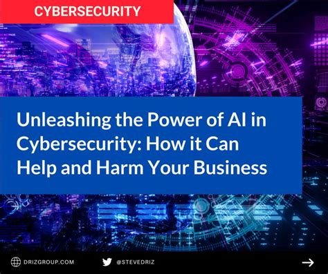 Unleashing The Power Of Ai In Cybersecurity How It Can Help And Harm Your Business The Driz Group