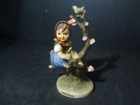 Goebel Hummel Figurine Apple Tree Girl Tmk Made In Germany