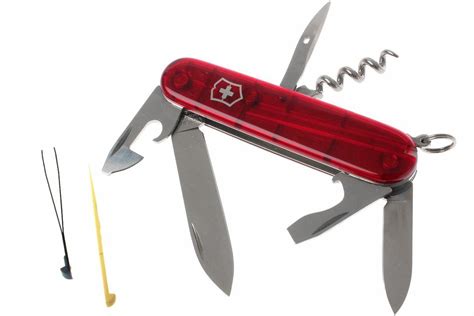 Victorinox Spartan Swiss Pocket Knife Red Transparant