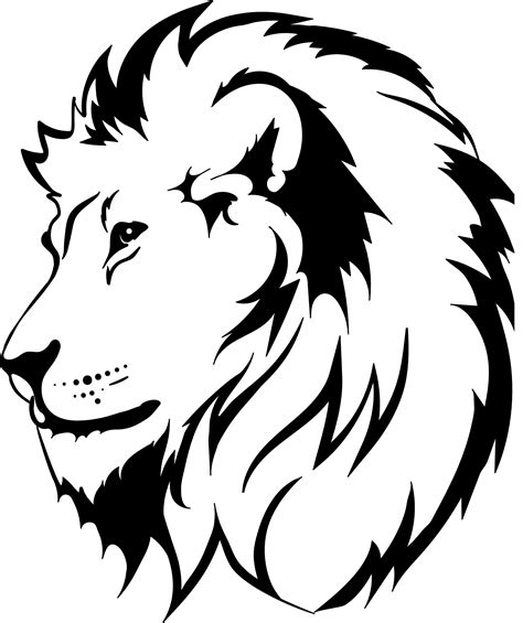 Lion Cut File Svg Dxf Png Image For Vinyl Stickers Laser Cut