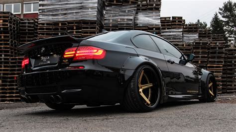 Liberty Walk Bmw M E Coupe Cars Black Tuning Wallpapers Hd