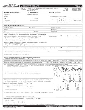 Wcb Form 6 Fill Online Printable Fillable Blank PdfFiller