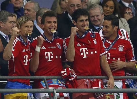 Fotos Der FC Bayern München gewinnt Champions League Fussball