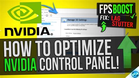 🔧 How To Optimize Nvidia Control Panel For Gaming And Performance The