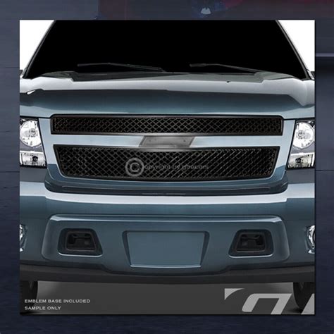 Matte Blk For Tahoe Suburban Avalanche Mesh Front Bumper