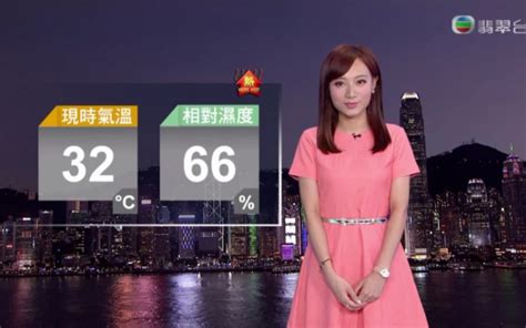 2022－08－01星期一 翡翠台天气报告（19：27） 粤 －周可茵哔哩哔哩bilibili